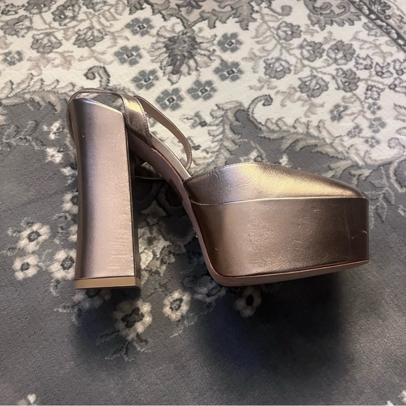 STUART WEITZMAN Sky High 145 Ankle Strap Platform Pump Women’s Size US 7.5/EU 38 - Picture 9 of 15